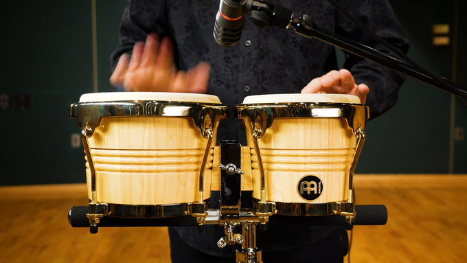 Wood Bongo, Natural, Gold Hardware video