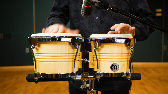 Wood Bongo, Natural, Chrome Hardware video