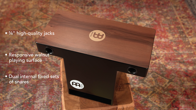 Pickup Turbo Slaptop Cajon (Patented), Walnut video