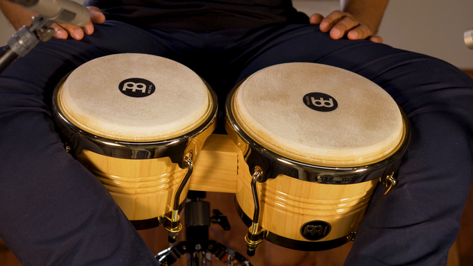 Wood Bongo, Natural, Gold Hardware video