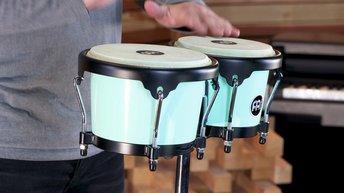 Molded ABS Bongo, Seafoam Green video
