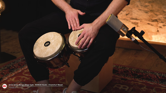 Diego Galé Signature Bongo, REMO® Fiberskyn® video