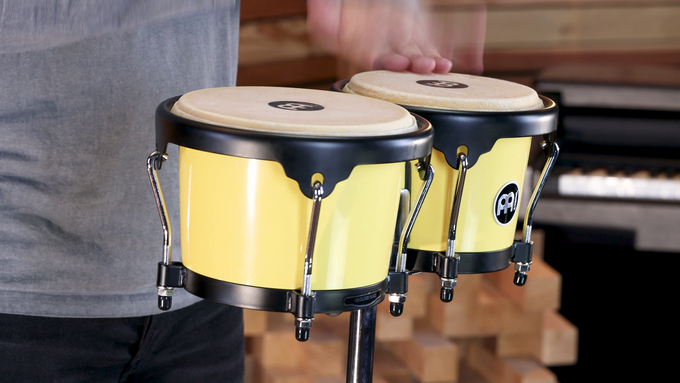 Molded ABS Bongo, Illuminating Yellow video