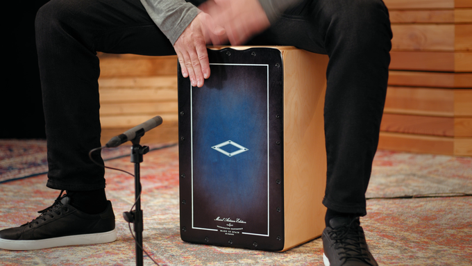 String Cajon Tango Line Blue Fade video