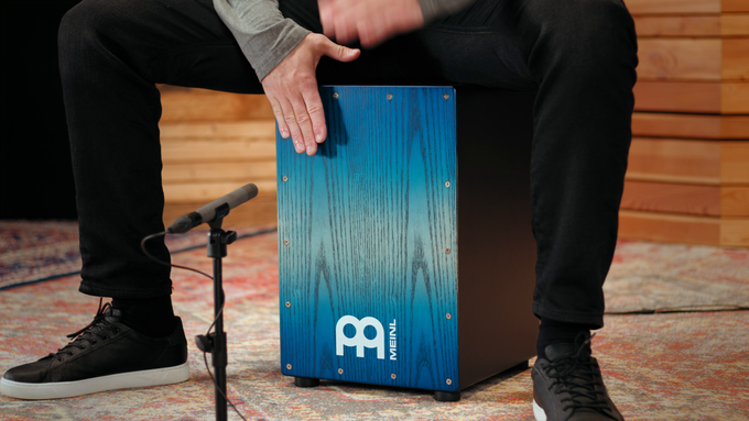 Snare Cajon, Pacific Blue Fade video