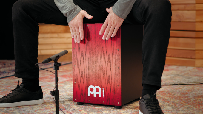 Snare Cajon, Tango Red Fade video