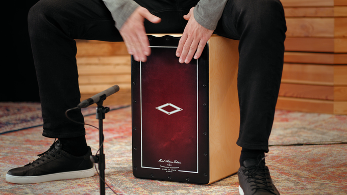 String Cajon Tango Line Red Fade video