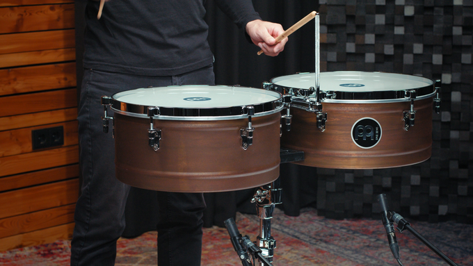 Timbales, Antique Finish, matte video